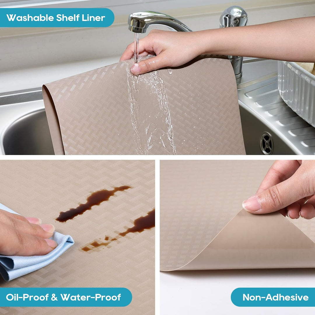 Beige Schubladenmatte Nicht Klebende Haltbarem Schubladenauskleidung Antirutschmatte Eva Material Wa
