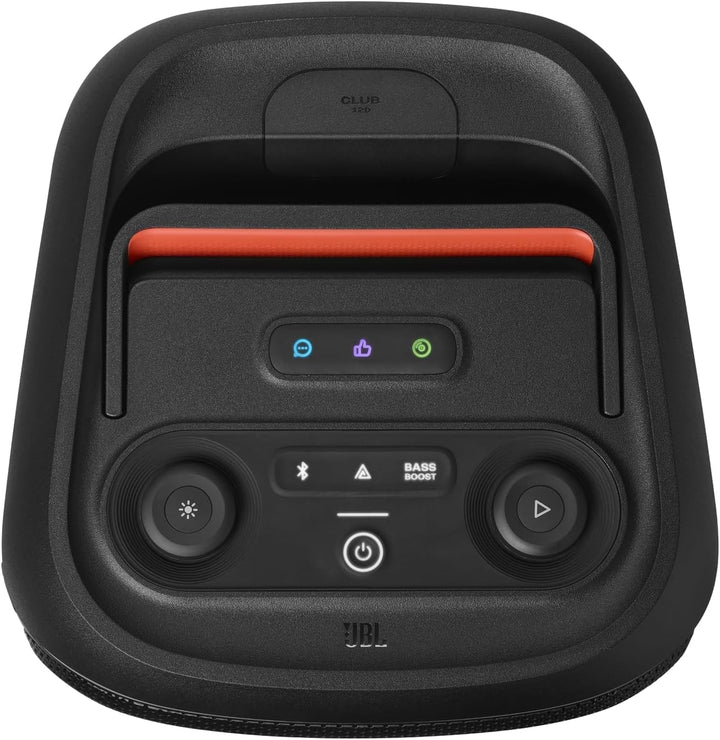 JBL Partybox Club 120 in Schwarz – Tragbare Bluetooth-Lautsprecher-Box Pro Sound, Lichtshow, KI-Soun