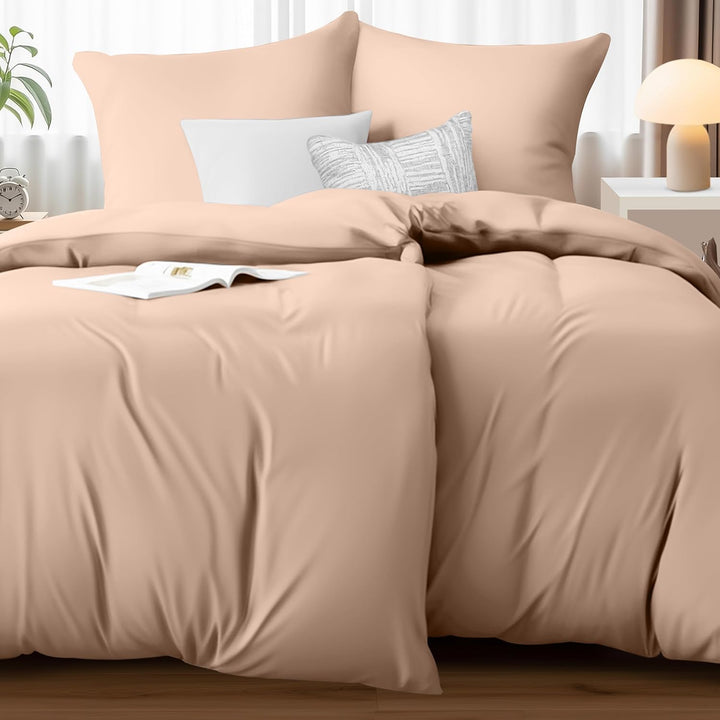 Utopia Bedding Bettwäsche 135x200 4teilig - Mikrofaser 2 Bettbezug 135x200 cm + 2 Kissenbezüge 80x80