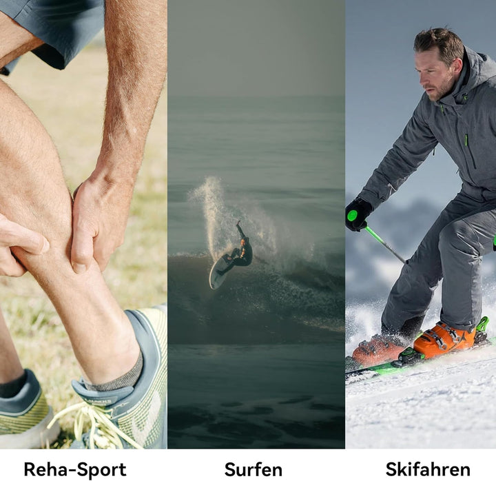 Holz Balance Board mit Rolle &amp; Halbkugel -Gleichgewichtstraining für Erwachsene - Inkl. Trainingsbal