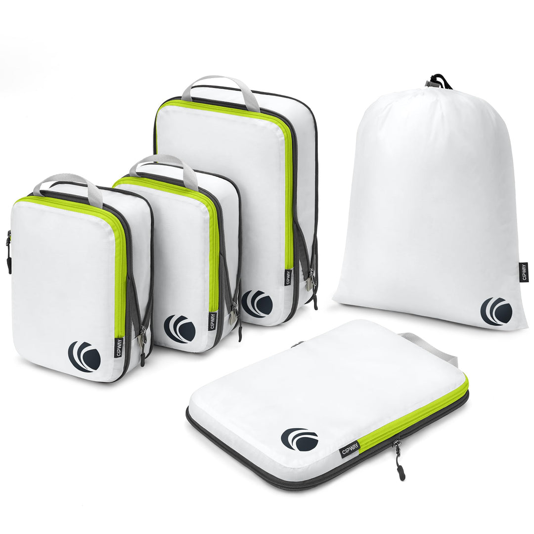 Cipway Kompressions-Packwürfel-Set für Reisen, ultraleichte Verpackungsorganisatoren für Gepäck, Kof