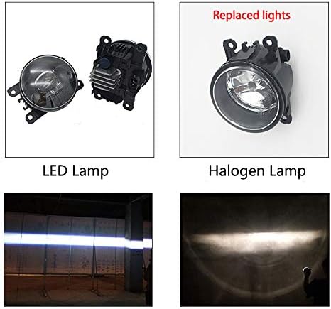 SIEMID Neue Generation LED Nebelscheinwerfer Paar für Hond.a Civic CR-V Fit CR-Z Insight Pilot Cross