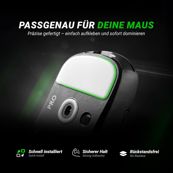 SensoryBoost DPS Glides (2 Sets) – für Logitech MX Master 3s, 3 | SPEED – Mouse Skates für ultraschn