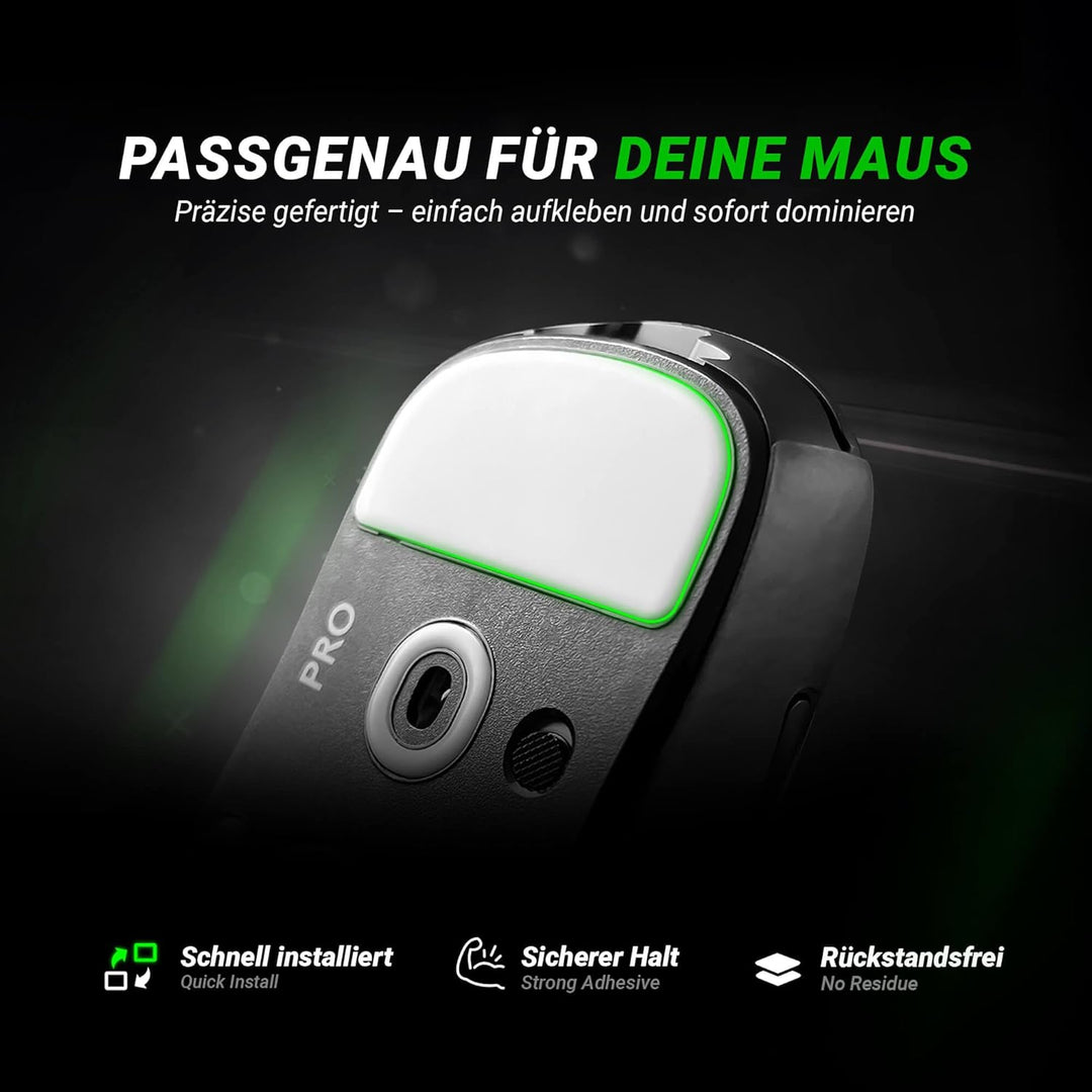 SensoryBoost DPS Glides (2er Set) kompatibel mit Logitech G502 X Plus, Lightspeed - Ultra Schnell, A