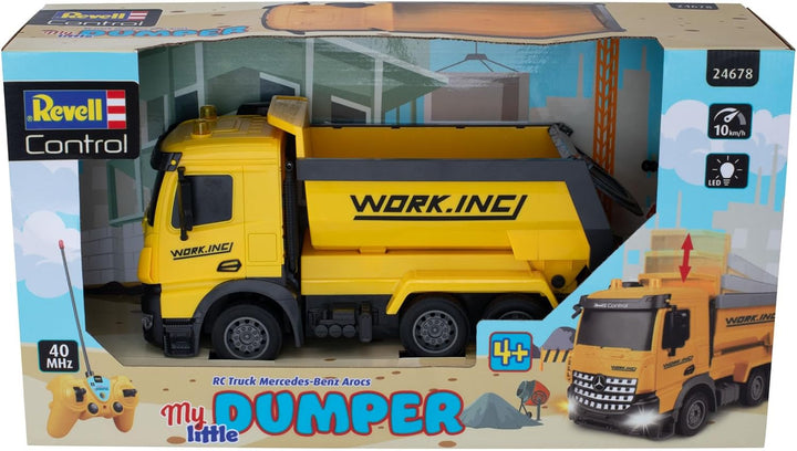 Revell Control 24678 Truck Mercedes-Benz Arocs My Little Dumper RC, Weiss Kipplader, Kipplader
