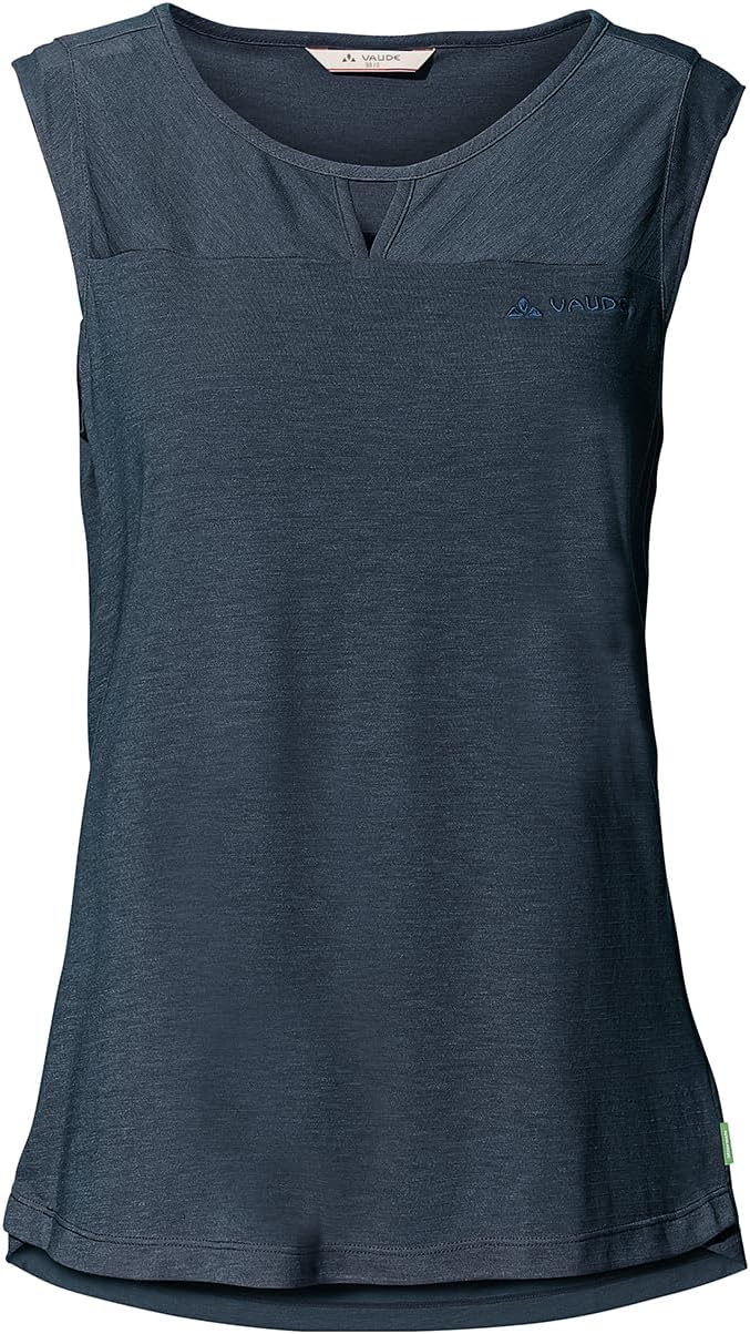 VAUDE Damen Women's Skomer Hiking Top Top 34 Dark Sea, 34 Dark Sea