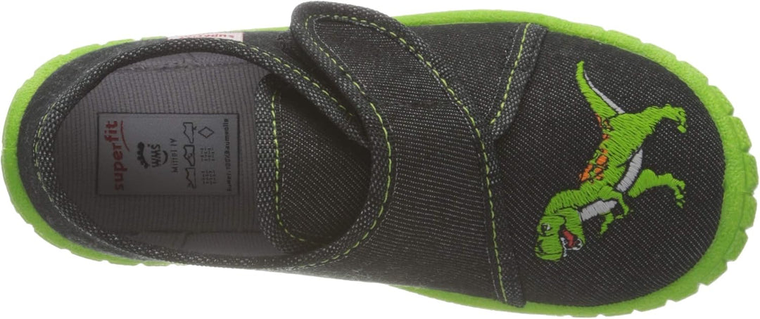 Superfit Jungen Bill Hausschuhe 23 EU Schwarz 0010, 23 EU Schwarz 0010