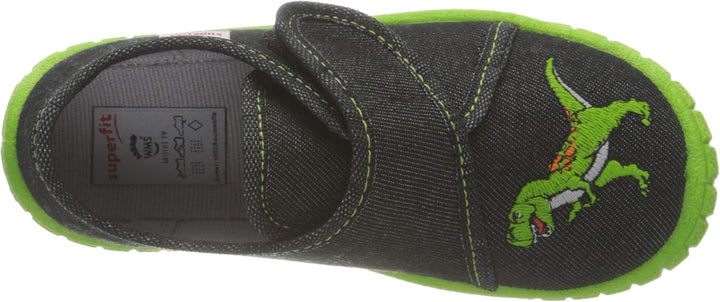 Superfit Jungen Bill Hausschuhe 23 EU Schwarz 0010, 23 EU Schwarz 0010