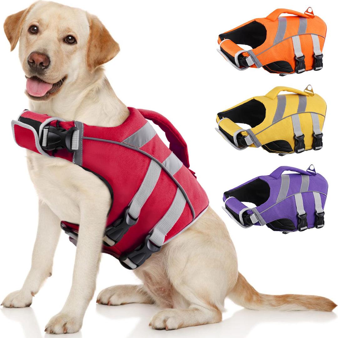 Kuoser Schwimmweste Hund, Haltbarkeit Hundeschwimmweste, Hervorragender Auftrieb Schwimmweste Hund k