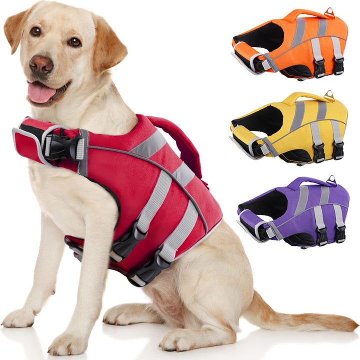 Kuoser Schwimmweste Hund, Haltbarkeit Hundeschwimmweste, Hervorragender Auftrieb Schwimmweste Hund k
