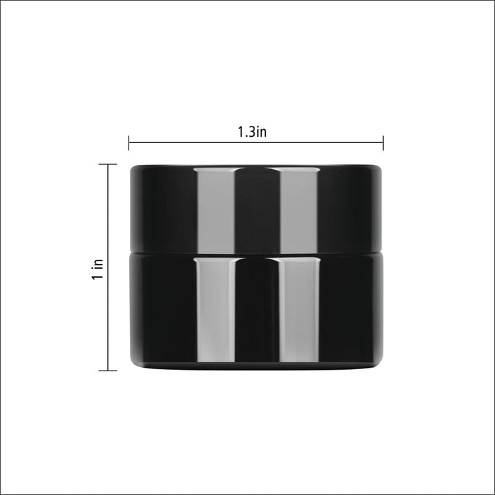 MOFIST 5 g dicke, schwarze UV-Schutz, kleine Gläser mit Deckel, 5 ml, Konzentrat, Gläser für luftdic