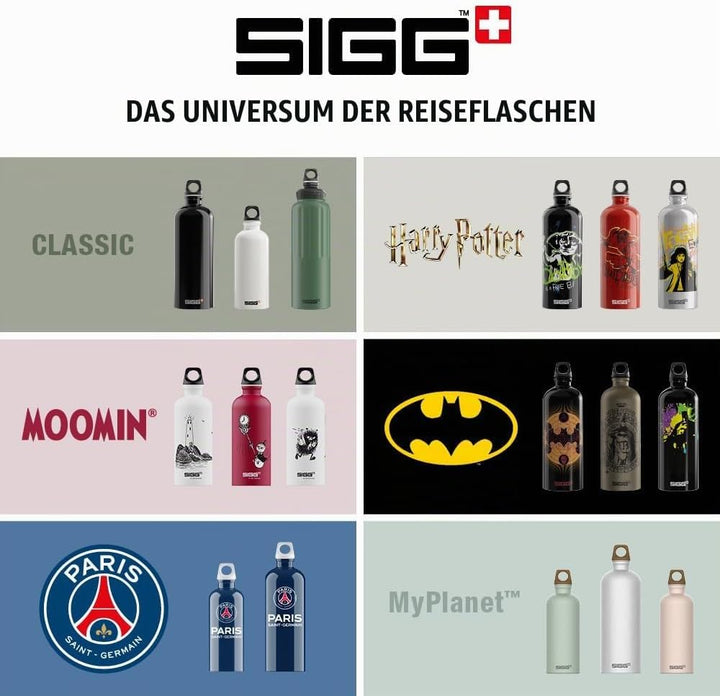 Sigg - Alu Trinkflasche - Traveller - Made in Switzerland - Climatpartner Zertifiziert - Kohlensäure