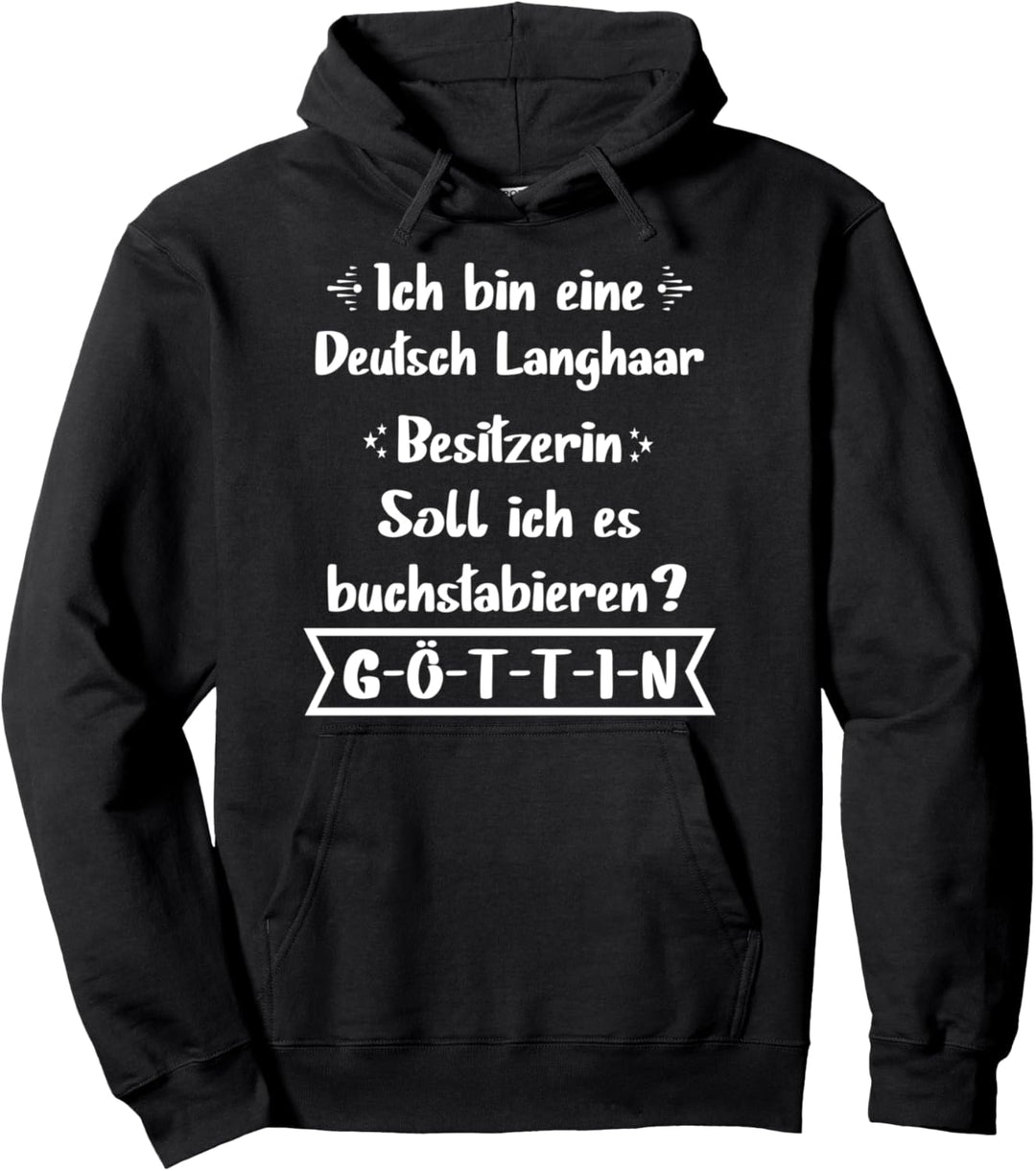 Deutsch Langhaar - Deutsch Langhaar Hund Hoodies Pullover Hoodie