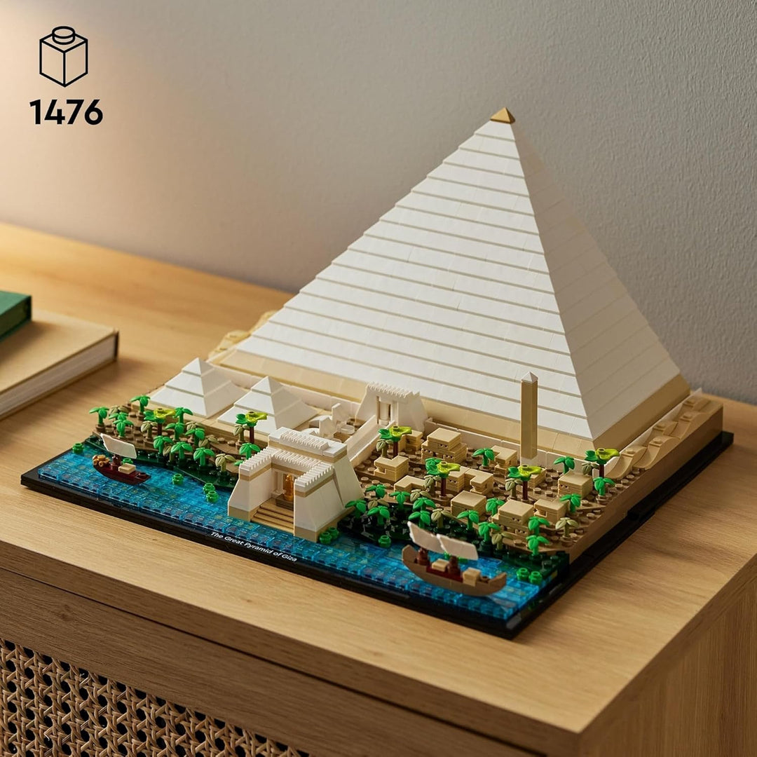 Lego 21058 Architecture Cheops-Pyramide Bausatz zum Basteln als kreatives Hobby, Geschenkidee für Er