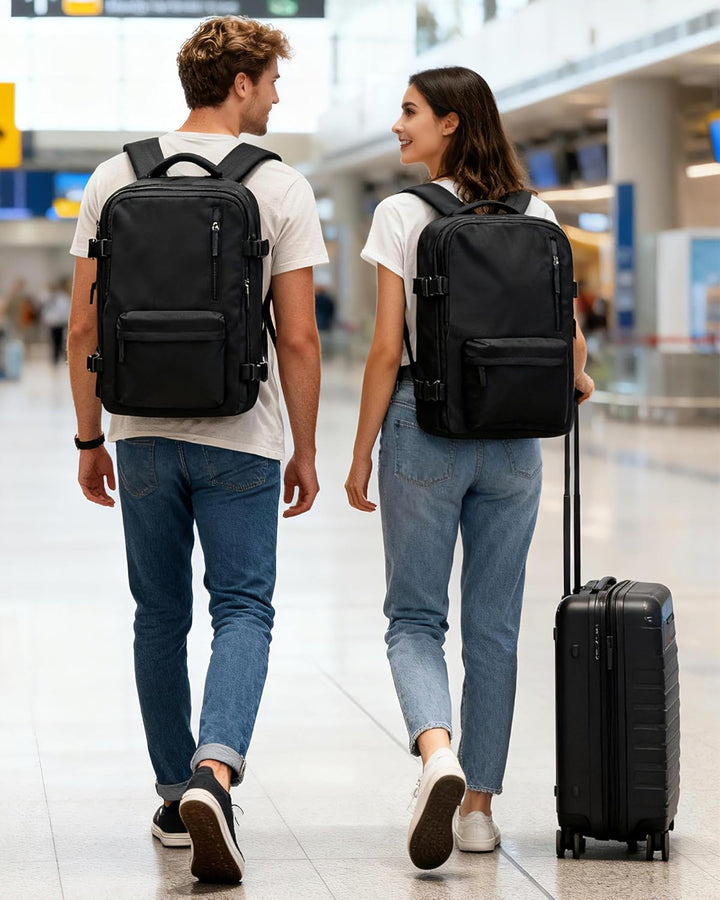 BJLFS Vakuum Rucksack 40×30×20 Handgepäck Rucksack 40x20x25 für Ryanair Wizzair Reiserucksack Damen