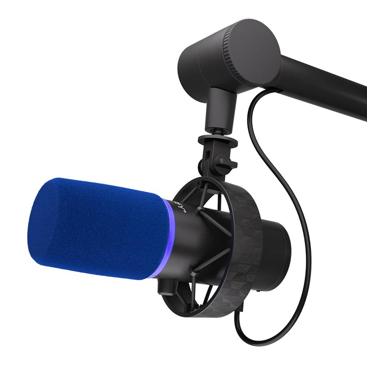 ENDORFY Solum Broadcast, USB Microphone, Adjustable Studio Boom arm, dual-Function Mute and gain kno