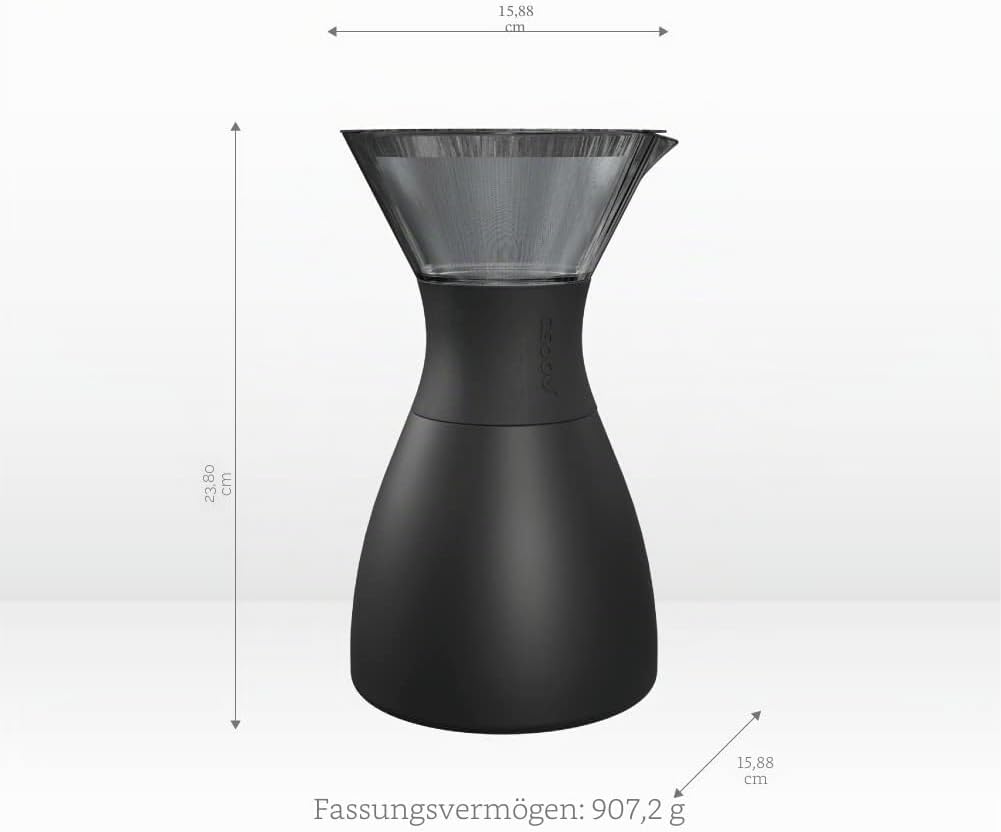 Asobu - Pour Over Filterkaffeebereiter Silber