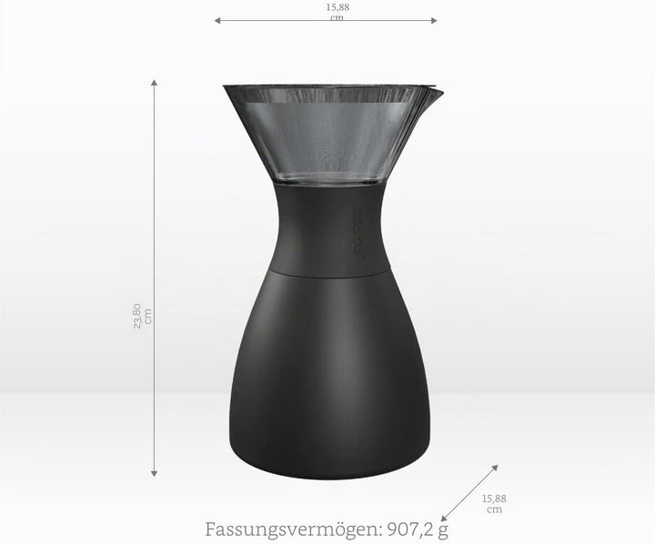 Asobu - Pour Over Filterkaffeebereiter Silber