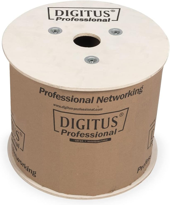 DIGITUS 500 m Cat 7 Netzwerkkabel - S-FTP (PiMF) Simplex - BauPVO Cca - LSZH Halogenfrei - 1200 MHz