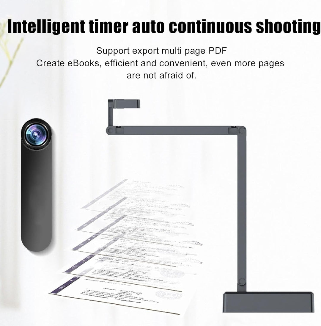 4K-USB-Dokumentenkamera, 16-MP-Webcam und Visualisierung, Bildumkehrung, Faltbar für Live-Demo, Webk
