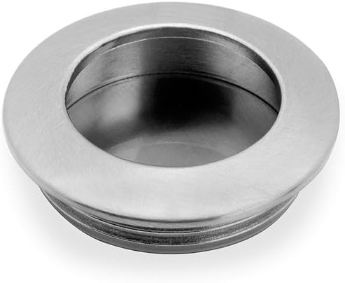 Emuca - Griffmuschel schiebetür Ø41mm für Möbelstück, einbau griffe für schubladen oder schranke, Ni