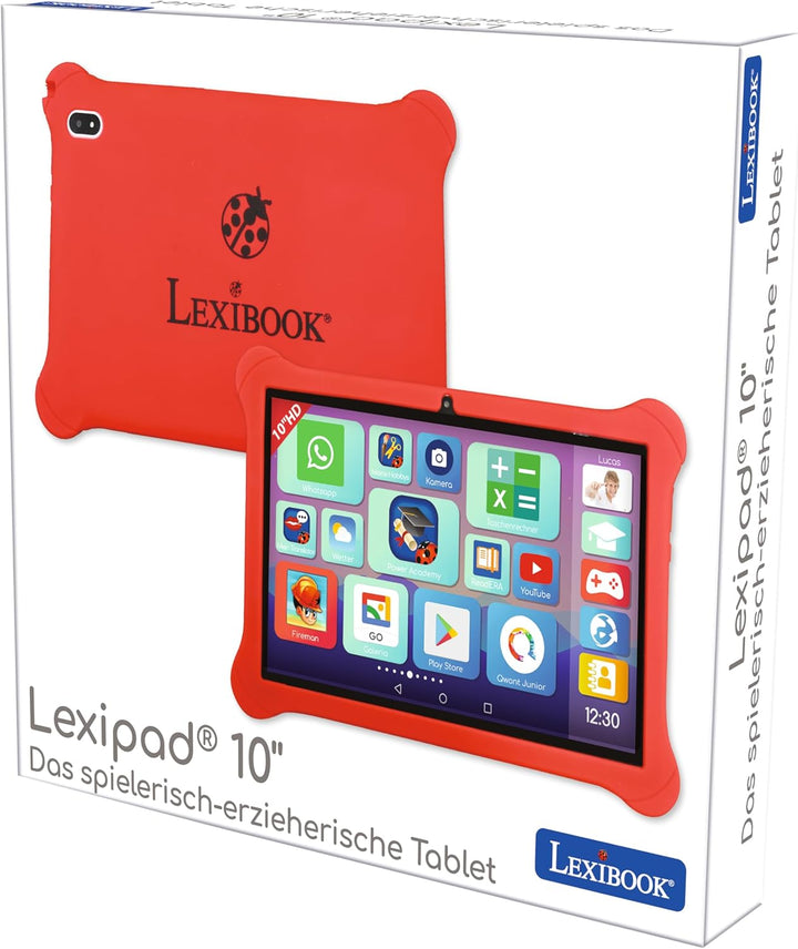 Lexibook, Lexipad® 10'', Edutainment-Tablet, Powered by Android™, Entwickelt für die ganze Familie,