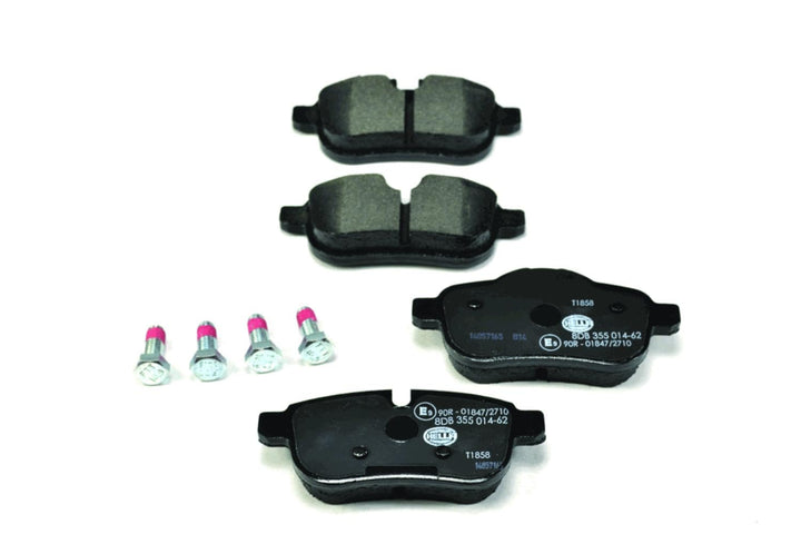 HELLA PAGID 8DB 355 014-621 Bremsbelagsatz - T1858 - Dicke/Stärke: 18mm - Bremssystem: Lucas - für V