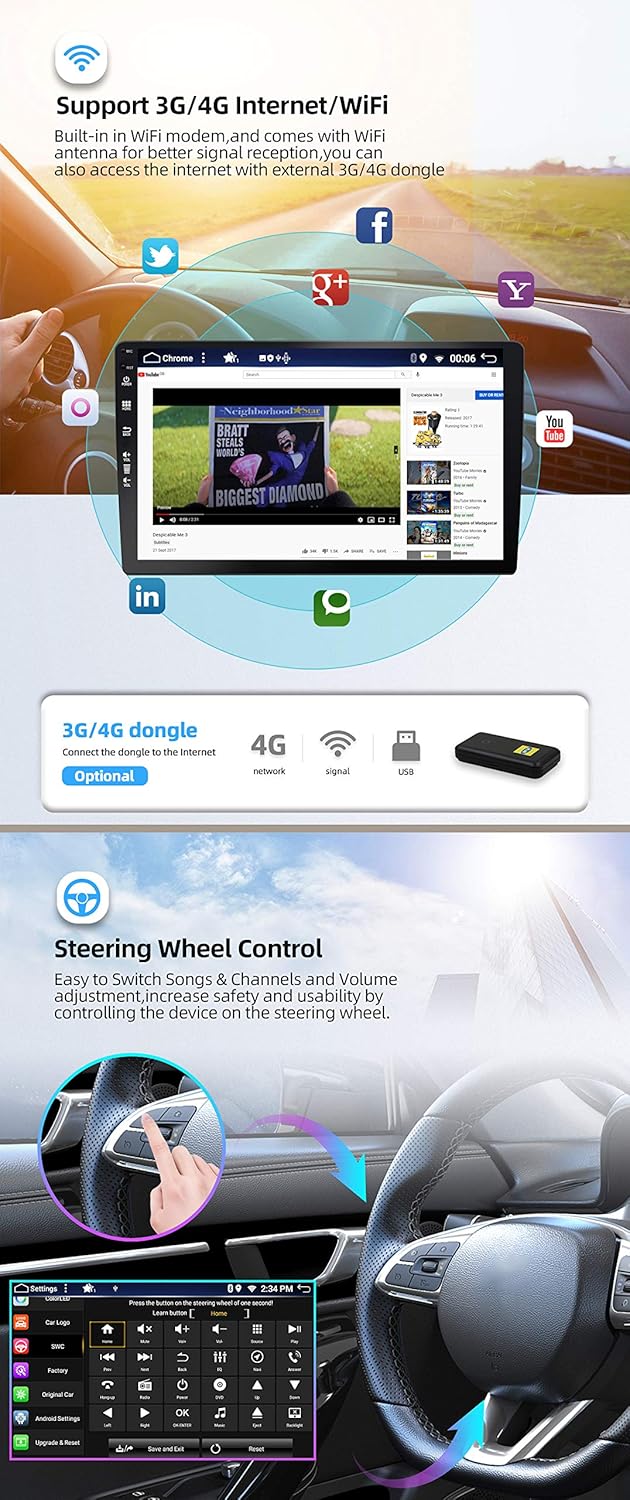 JOYX Android 13 IPS Autoradio Passt für Honda Fit/City/Jazz (2002-2007) - 4G+64G - Eingebaut DSP/Car