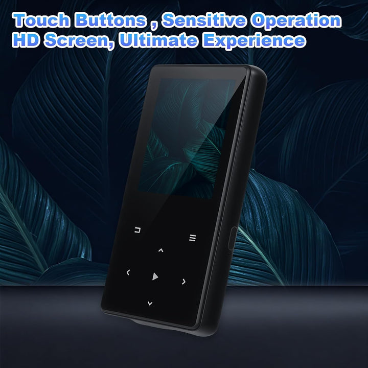 MP3 Player 64GB mit Bluetooth, Mini Digitaler Musik Player mit Lautsprecher, FM Radio, HiFi Audio, M