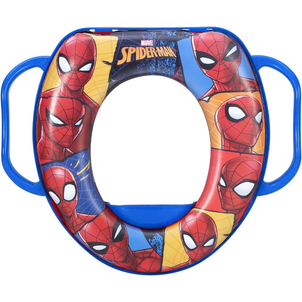 Spiderman Marvel Universal-Toiletten-Adapter für Kinder mit Griffen Spiderman., Spiderman.
