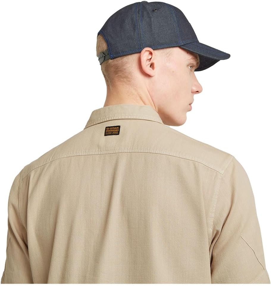G-STAR Herren Marine Slim Long Sleeve Shirt XS Beige (Dk Brick Gd D19751-d454-d848), XS Beige (Dk Br