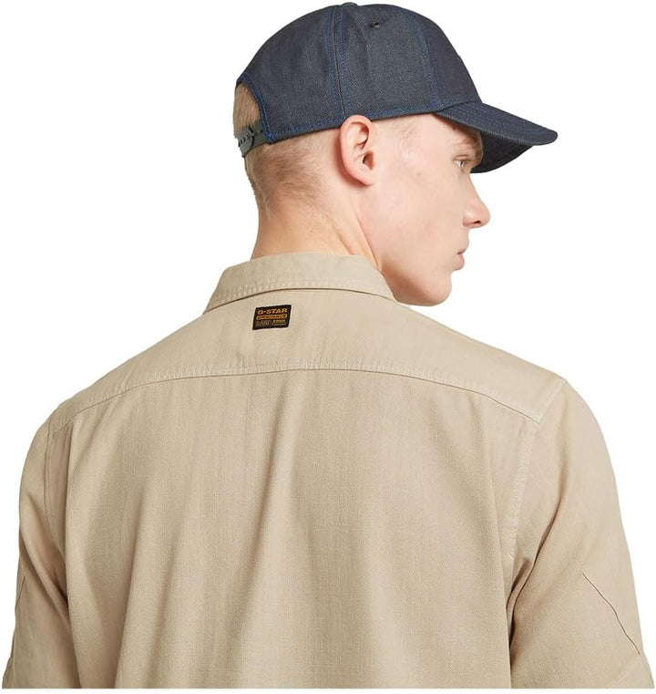 G-STAR Herren Marine Slim Long Sleeve Shirt XS Beige (Dk Brick Gd D19751-d454-d848), XS Beige (Dk Br