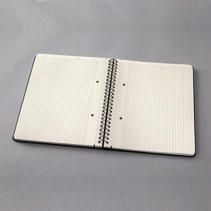 SIGEL CO822/3 Spiralblock A5, kariert, Hardcover, schwarz, 80 Blatt, 3er Pack, Conceptum A5 3 Stück