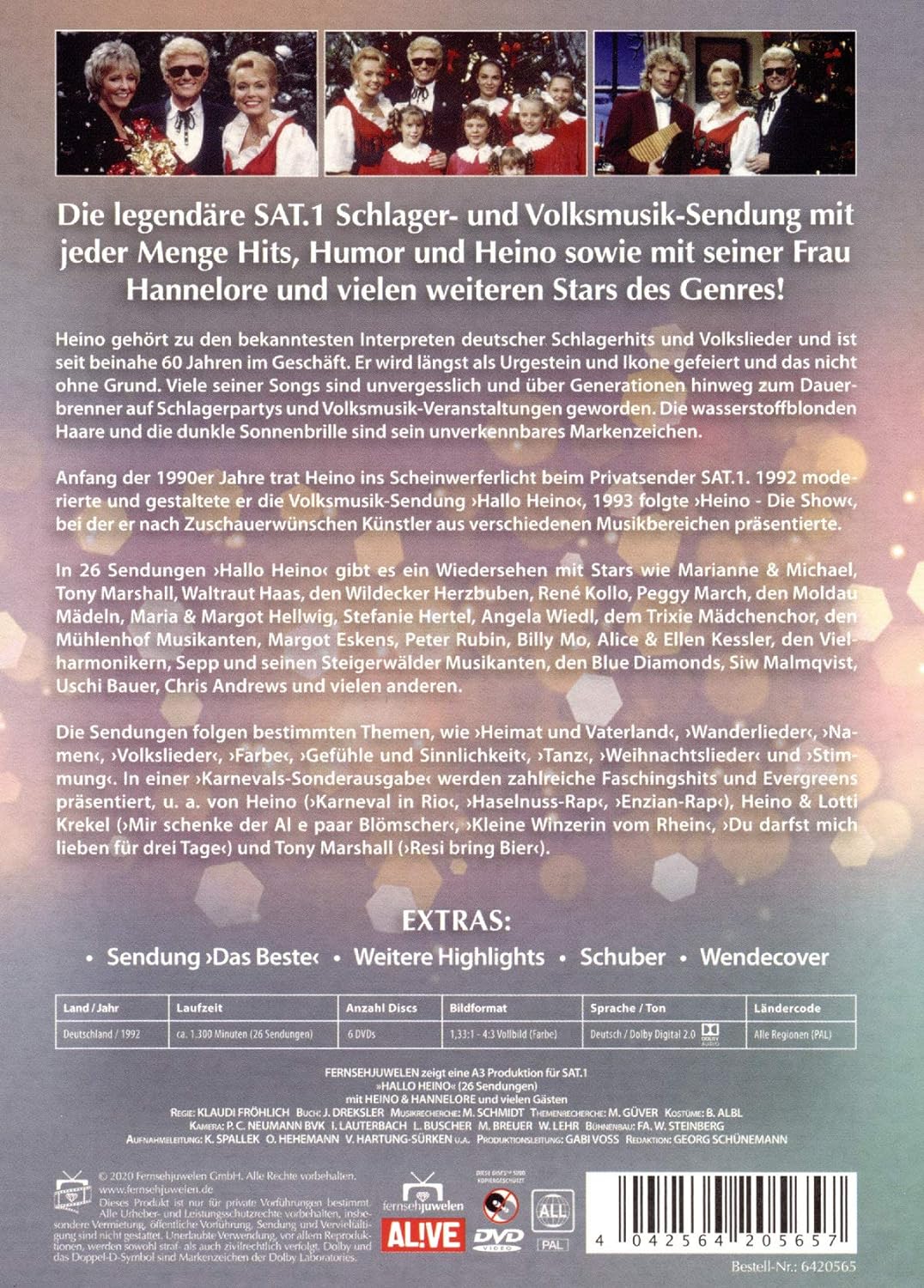 Hallo Heino - Gesamtedition - Alle 26 Ausgaben inkl. Best-of [6 DVDs], DVD
