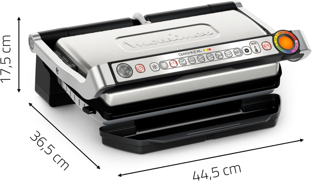 Moulinex Optigrill+ XL, Elektrogrill für den Innenbereich, ideal zum Kochen von Fleisch, Fisch und G