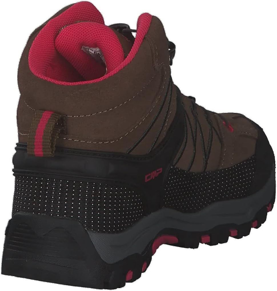 CMP Jungen Unisex Kinder Rigel Low Wmn Trekking Shoes Wp Wanderschuhe 29 EU Corteccia Begonia, 29 EU