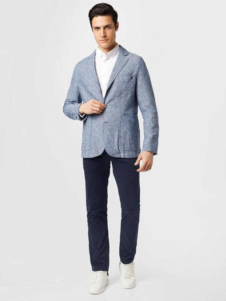 camel active Herren 444135/7I06 Lässiger Blazer 30 Night Blue, 30 Night Blue