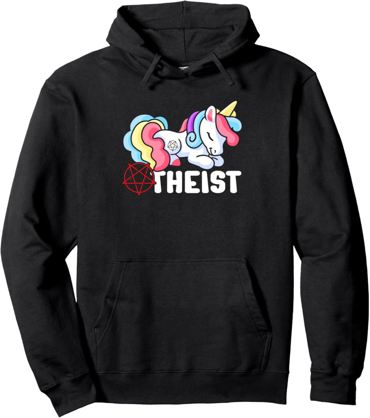 Atheistisches Einhorn | Pentagramm | Atheismus Atheist Pullover Hoodie