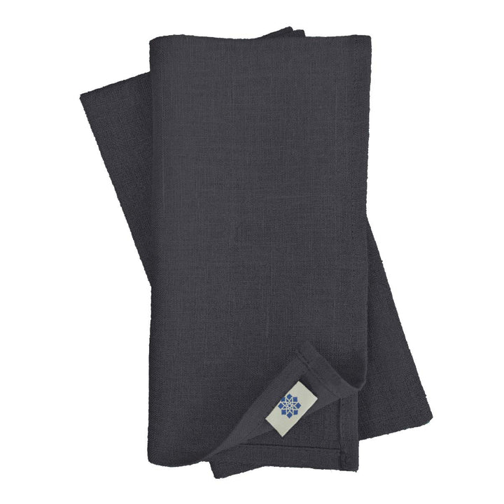 Linen & Cotton 4 x Stoffservietten Servietten Stoff Leinenservietten Einfarbig Nordic - 100% Leinen,
