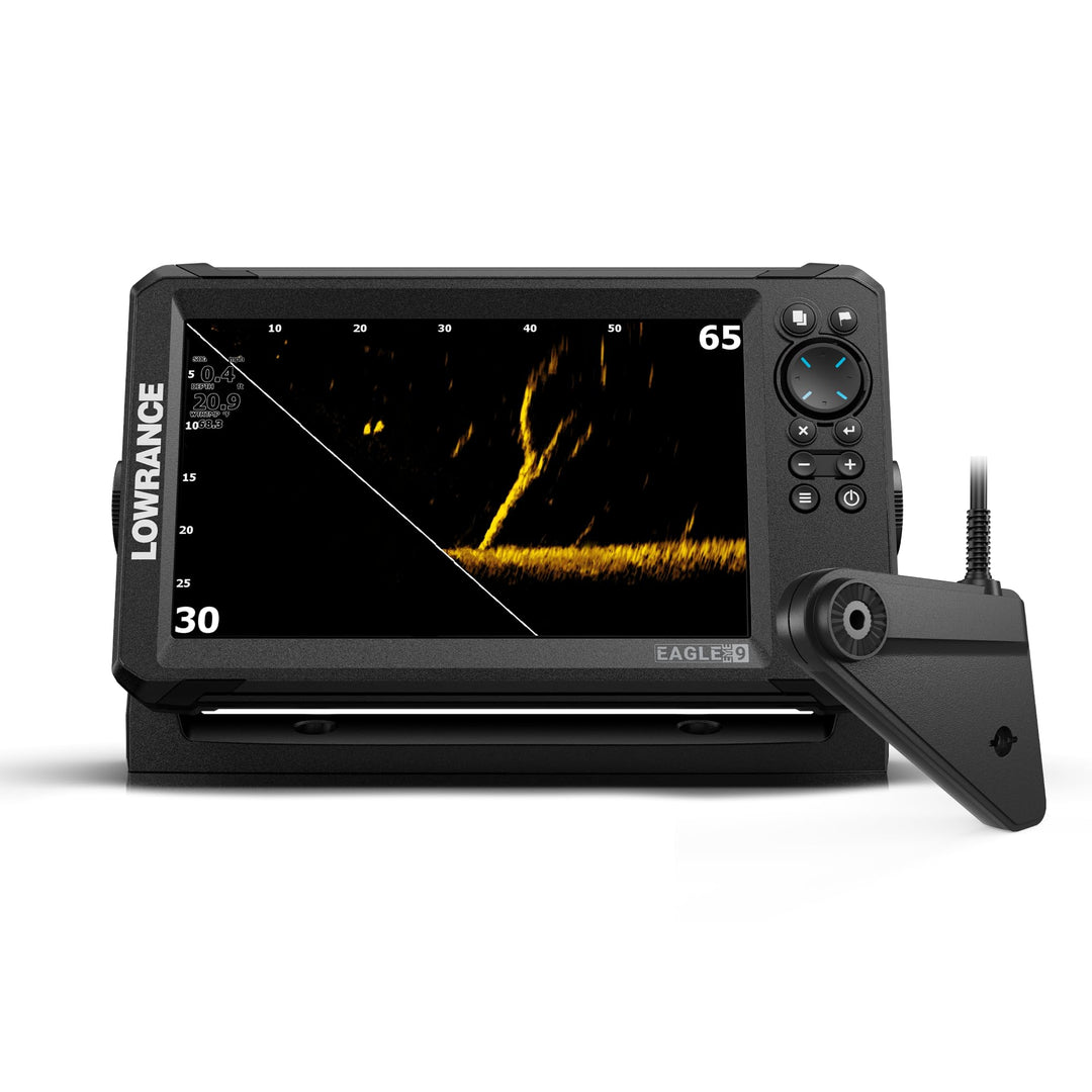 Lowrance Eagle Eye Fischfinder mit Live-Sonar, Zwitschersonar und DownScan mit Fischenthüllung, 22,9