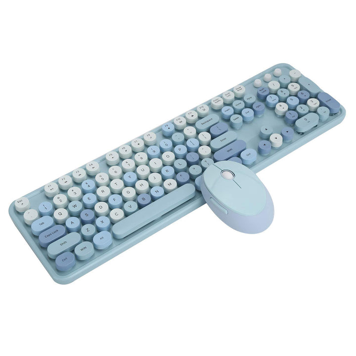 2.4G kabellose Tastatur Maus, Laptop Office Tastatur und Maus Combo, 1600 DPI Wireless Keyboard Mous
