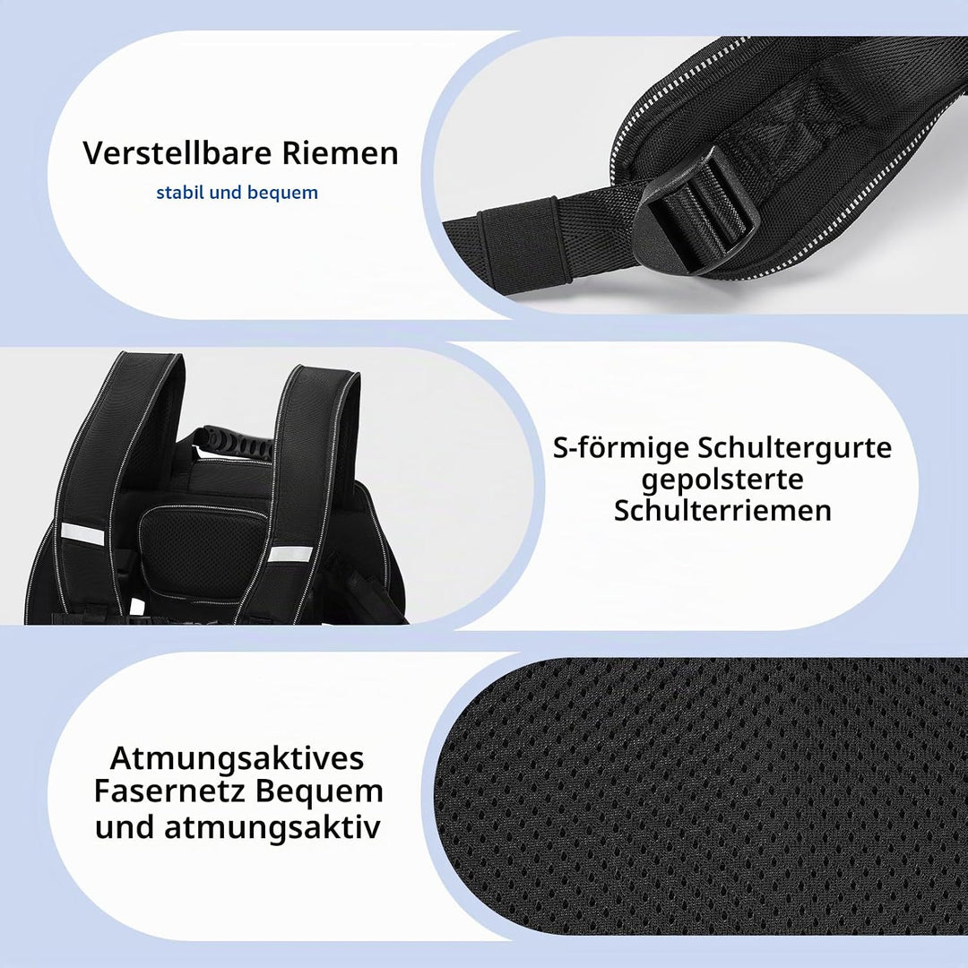 Wakytu Hundefördergurt für Rehabilitation, Verstellbarer Unterstützungsgurt mit Polster, Atmungsakti