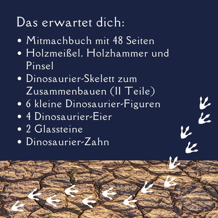 Dinosaurier - Der Ausgrabungs-Adventskalender. 24 coole Überraschungen zum Ausgraben und Entdecken: