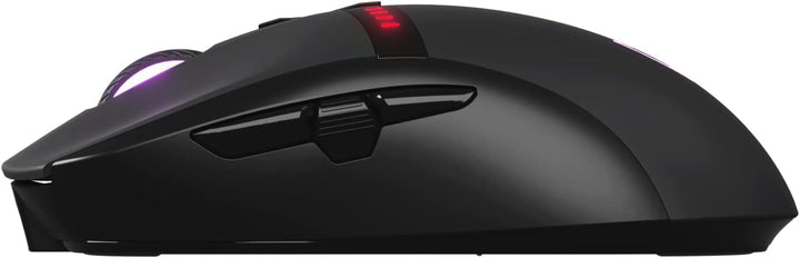 Oversteel - Invar Wireless Gaming Maus, 10000 DPI einstellbar, 8 programmierbare Tasten, 10 RGB-Bele