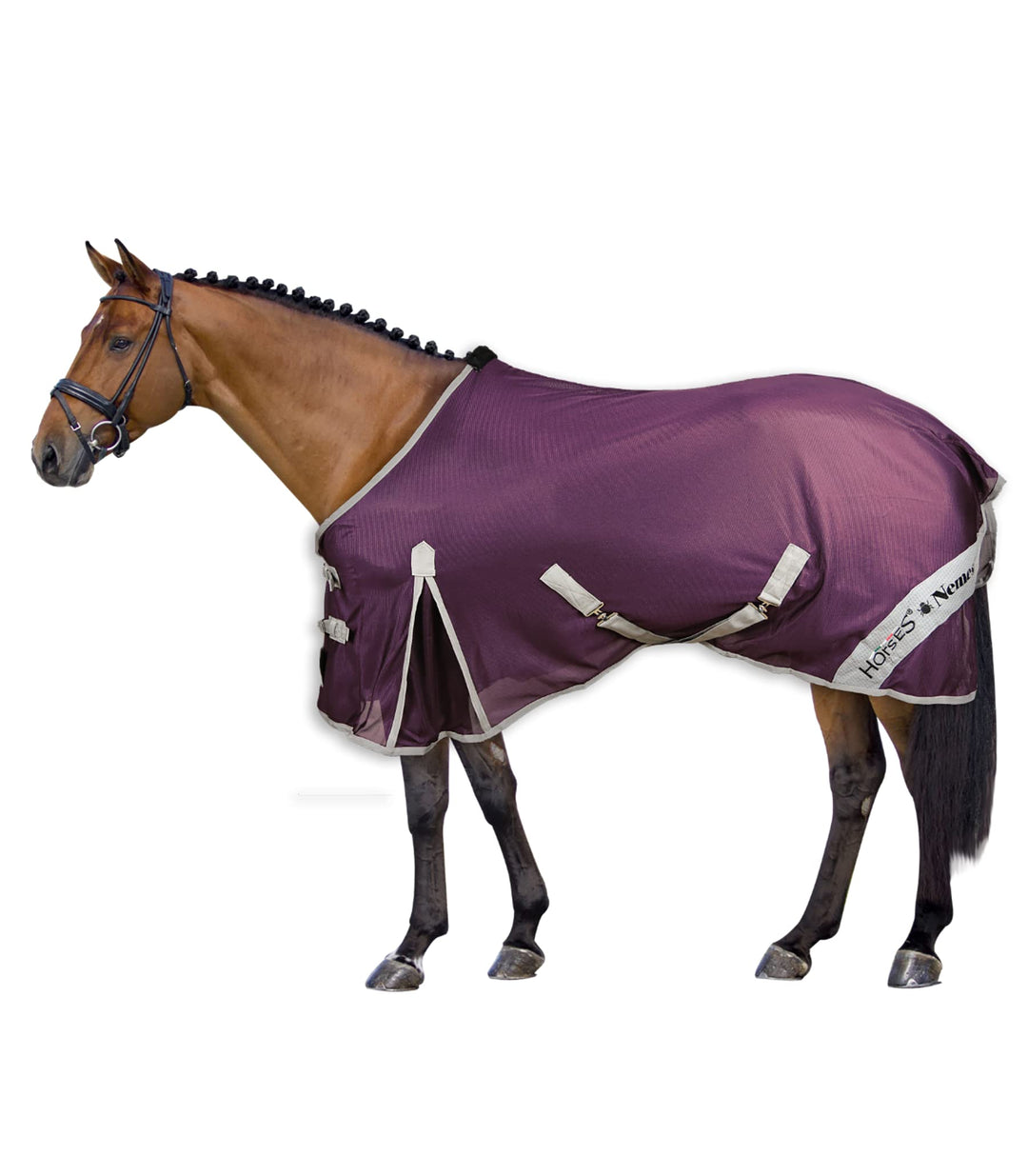 Horses, Fliegendecke Nemesis aus Netzmaterial, Hervorragend Verarbeitete Decke, Nützlich zum Schutz