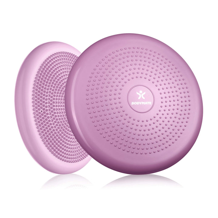 BODYMATE Ballsitzkissen inkl. Pumpe 34cm Durchmesser - Balance-Kissen, Luftkissen, Balance Pad, Nopp