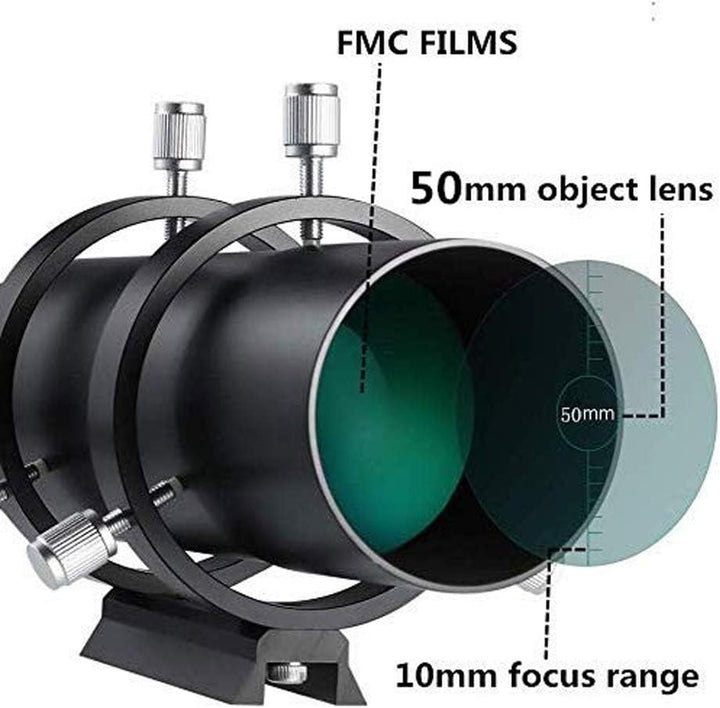 Svbony SV106 Teleskop Guiders, 50mm FMC Teleskope Sucher mit 190mm Brennweite Helical Fokussiergerät