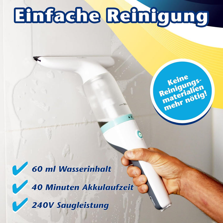 CleanRite® Fenstersauger | Akku Fensterputzer | Elektrischer Fensterreiniger | Fensterputzroboter |