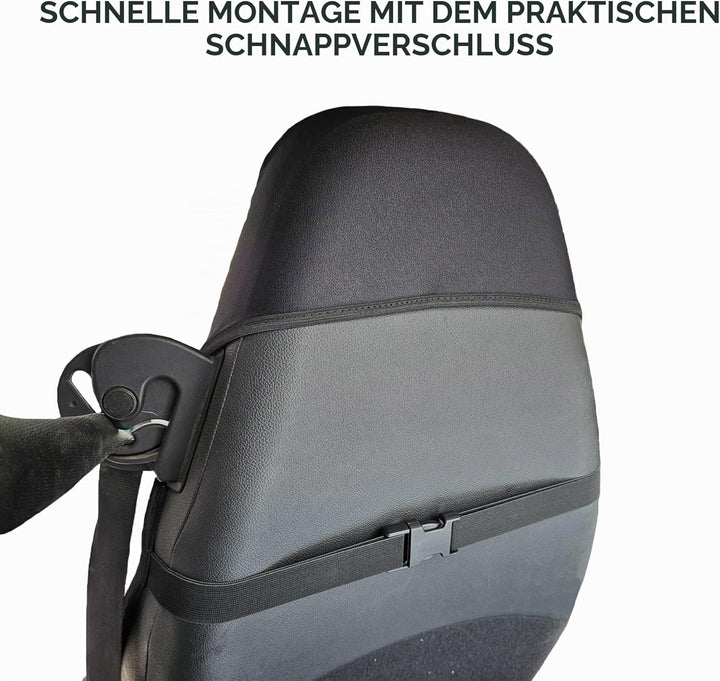 Susy Shop Autositzbezüge kompatibel für Smart fortwo, 450 451 und 453, Set mit 2 Vordersitzbezügen m