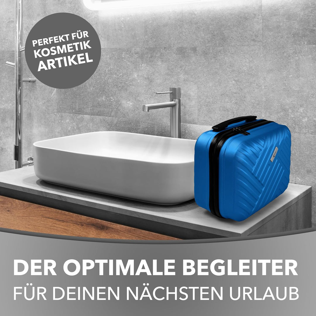 Xonic® Design Kosmetikkoffer aus ABS Hartschale – Robustes Beautycase als Handgepäck - Kosmetiktasch